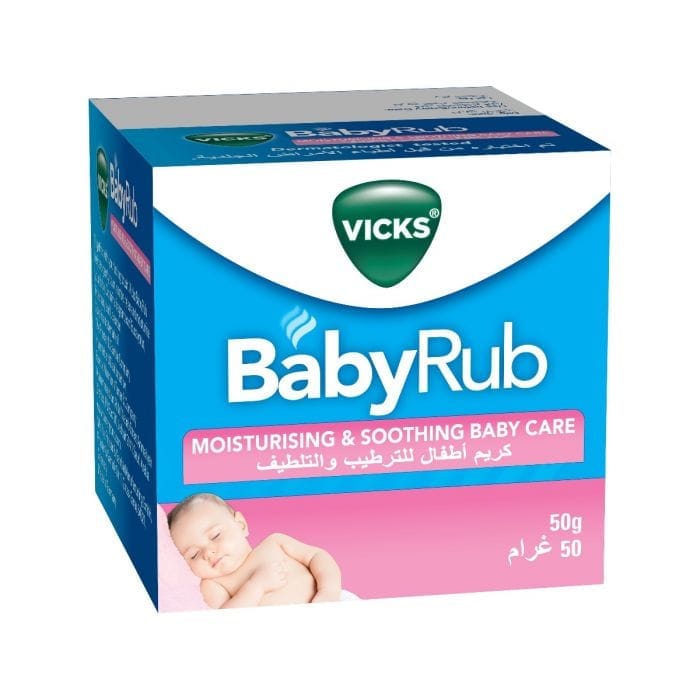 Baby Rub, Relieves Nasal Congestion And Cold Symptoms - 50 Gm