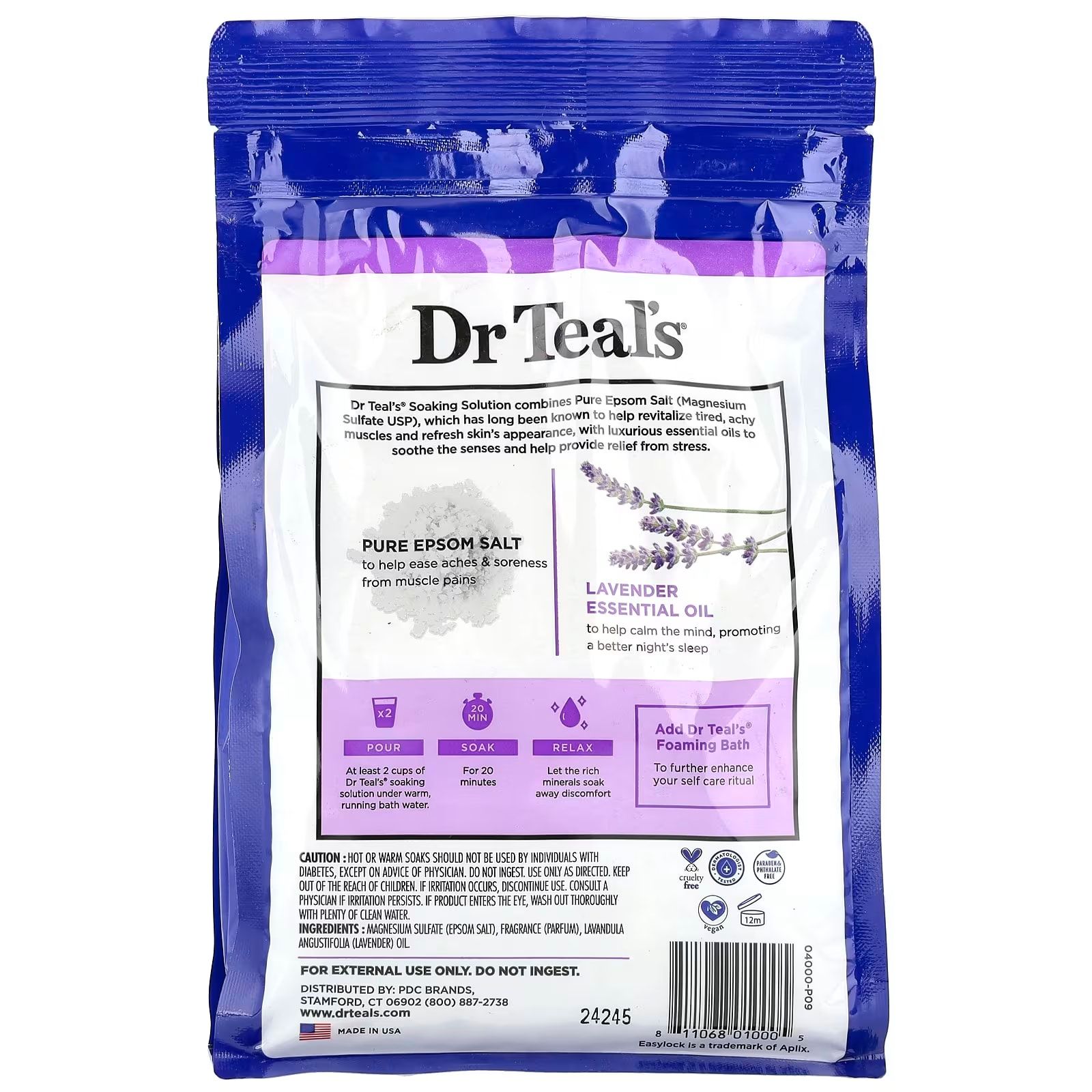 Dr Teal’S Salt Lavender Sleep 1360G
