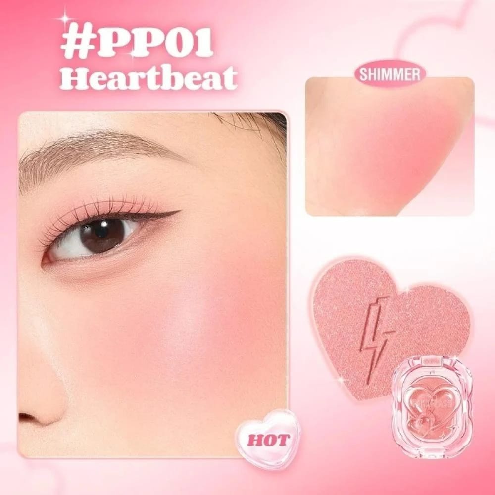 Pink Flash Blush PP01 Heartbeat ( Shimmer )