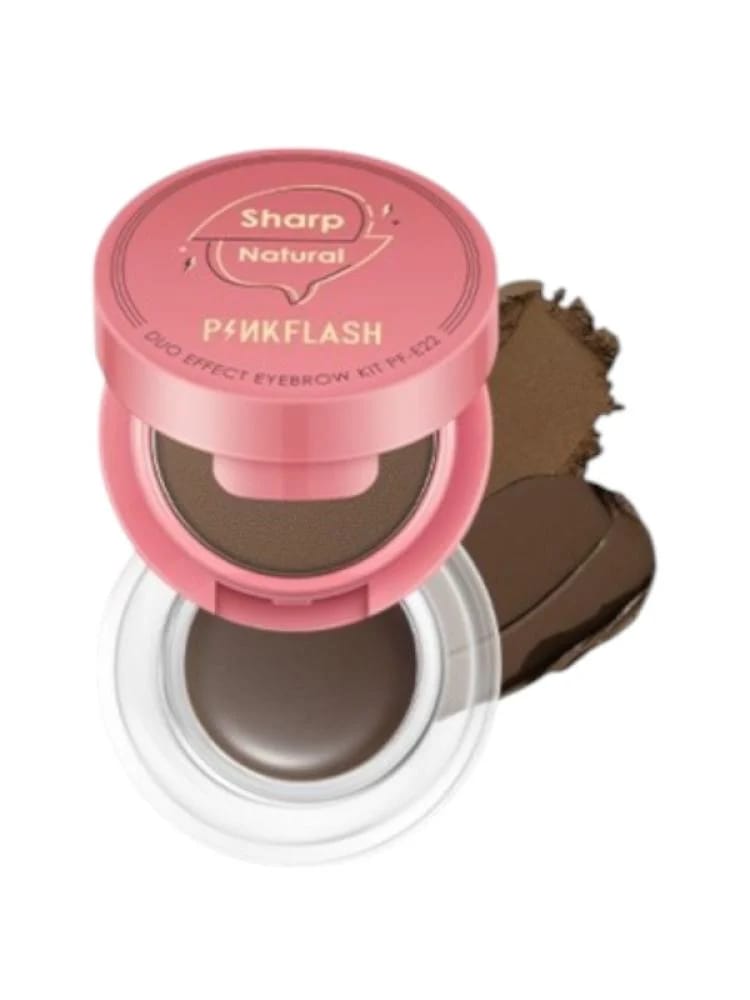 Pink Flash gel and eyebrow powder 03 Reddish Brown