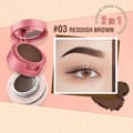 Pink Flash gel and eyebrow powder 03 Reddish Brown