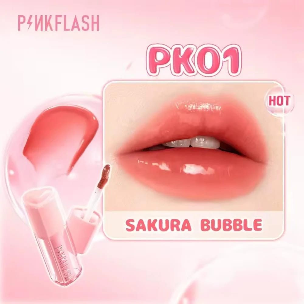 بينك فلاش ملمع شفاه PK01 ساكورا بابل
