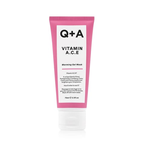 Q+A Vitamin A.C.E Warming Gel Mask 75ml