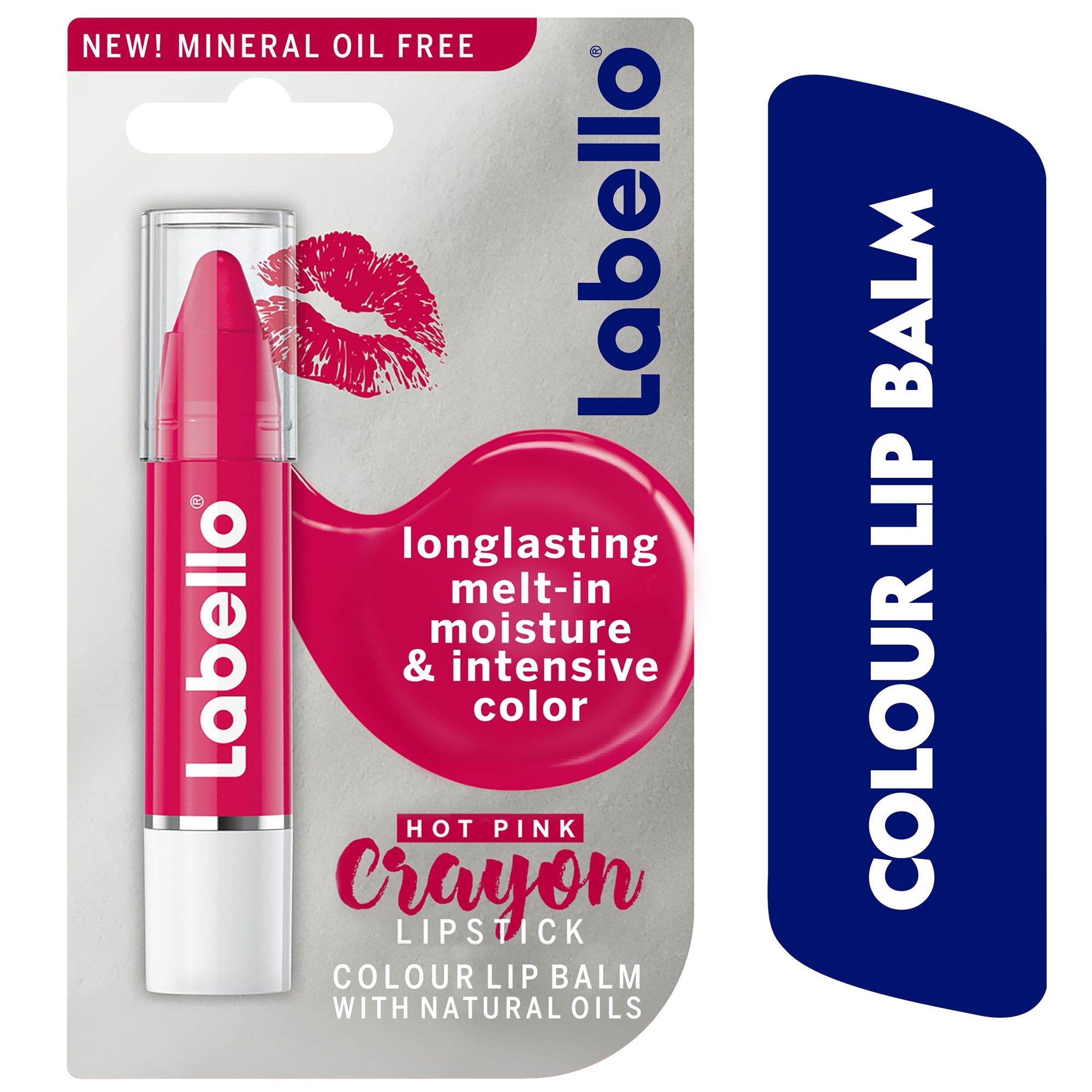 Labello Crayon Lipstick# Hot Pink