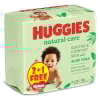 Huggies Baby Wipes Aloe 2+1 Fr