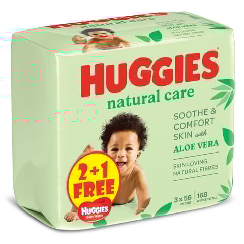 Extra Sensitive Baby Wipes 56 Wipes \ 2+1 Free