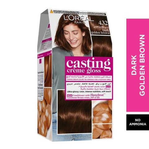 Olia, 6.15 Frozen Light Brown, No Ammonia Permanent Haircolor, with 60% Oils