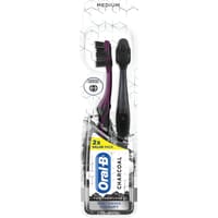 Oral b toothbrush Charcoal 1+1