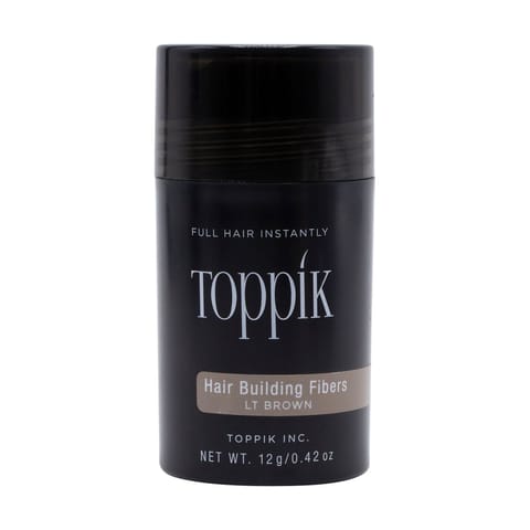 TOPPIK Hair Building Fibers, Light Brown - 12g