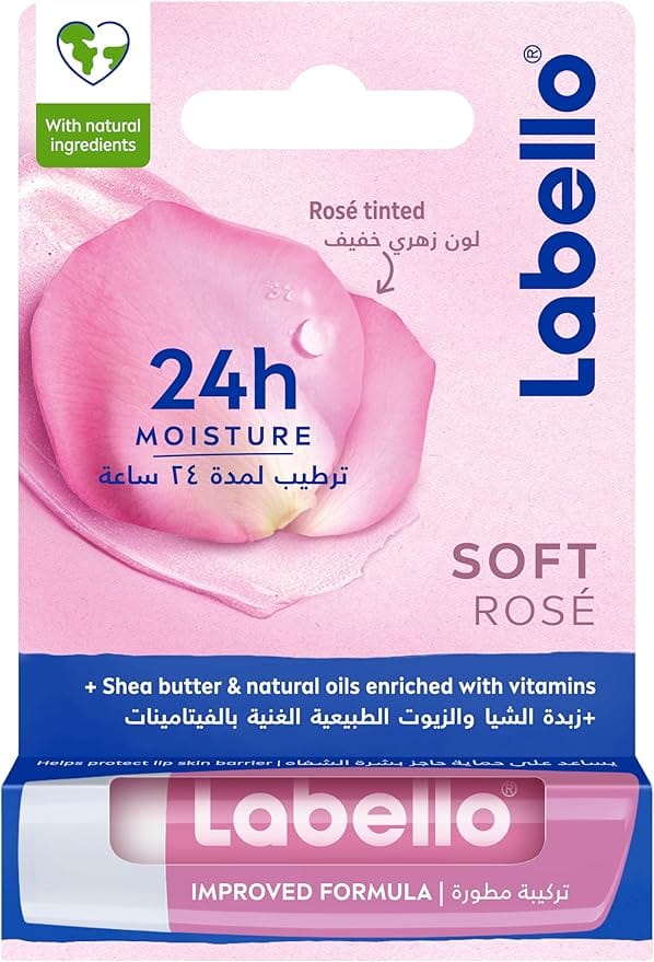 لابيلو بلسم ملون للشفاه والخدود  - روز