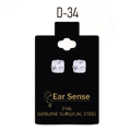 Ear Sense Earing 7X7 Mm -D34