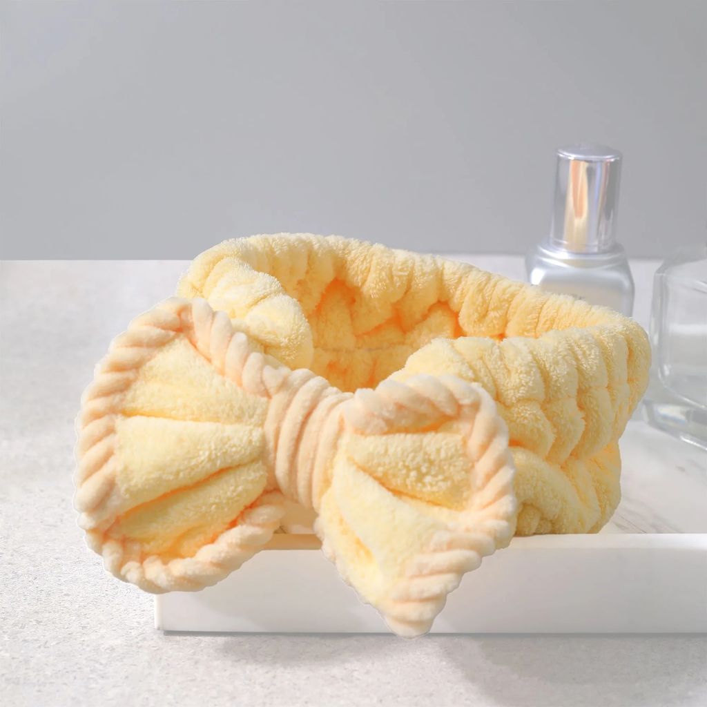 ريفي ربطة شعر مودرن لون ليموني