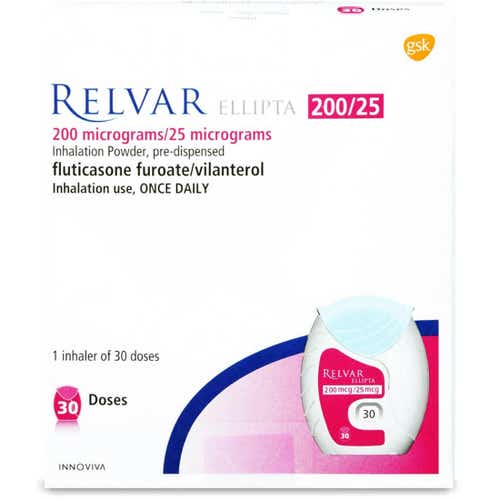 Relvar Ellipta 200/25 mcg
