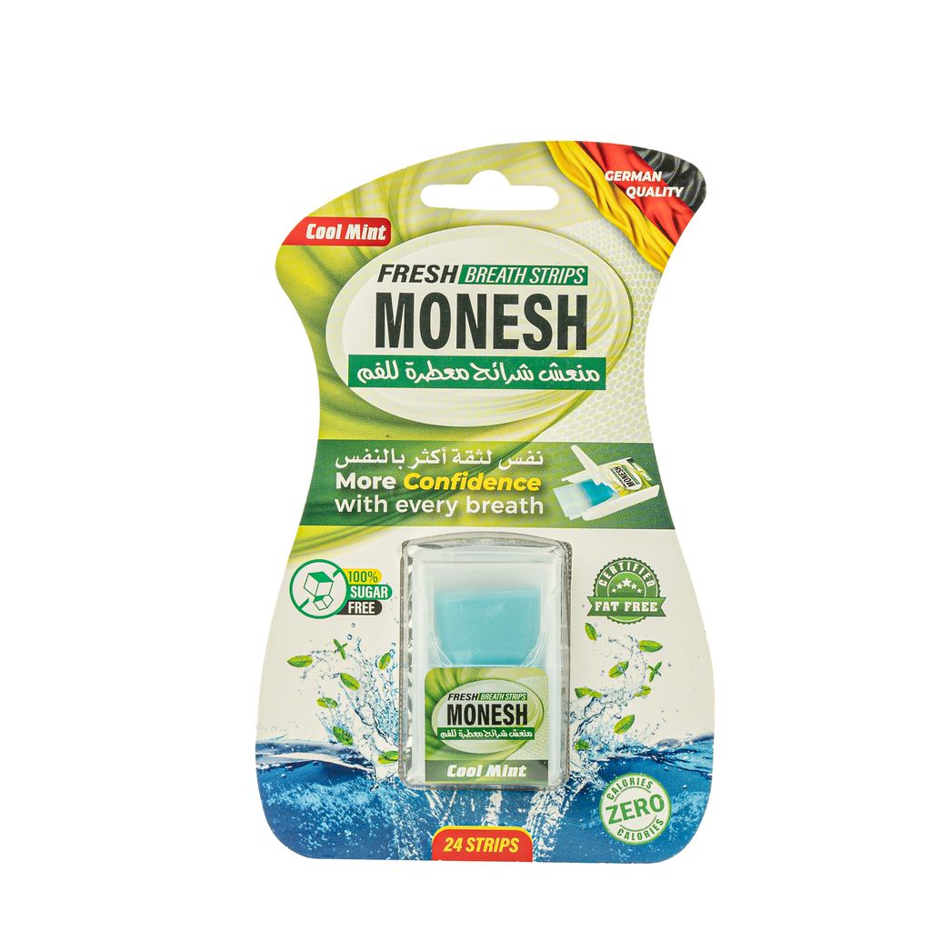 FRESH BREATH STRIPS MONESH COOL MINT
