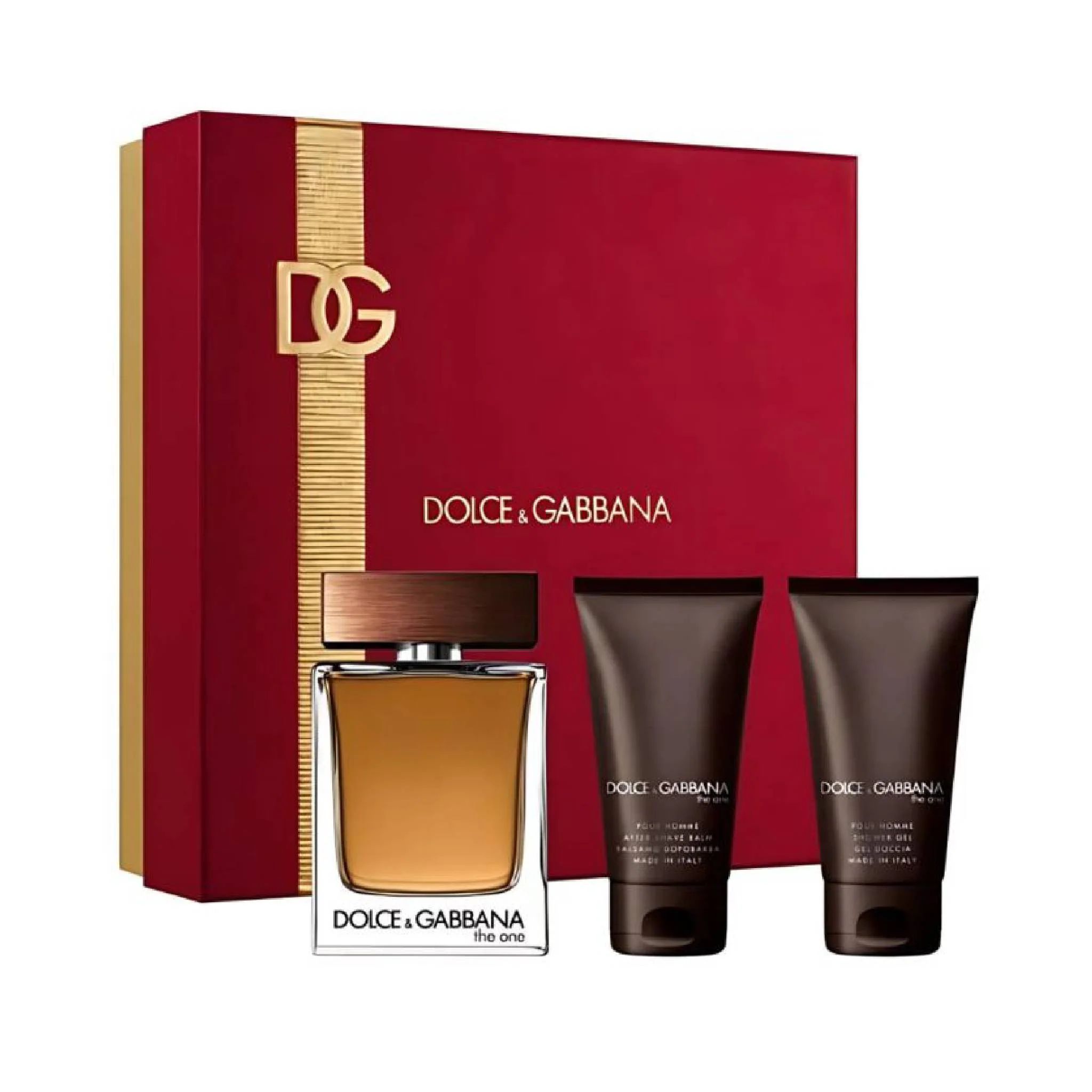 Dolce & Gabbana The One Pour Homme For Men Set Eau De Toilette 100ml, Aftershave Balm 50ml, Shower Gel 50ml