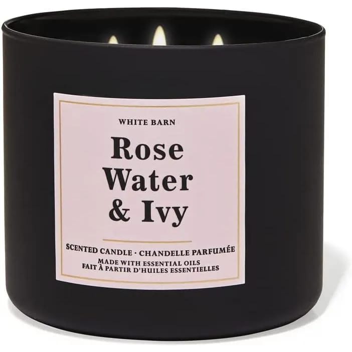 Bath & Body Works Rose Water & Ivy Scented Candle 411 G