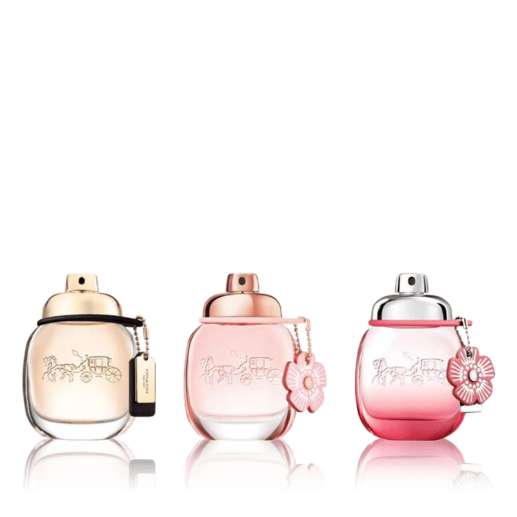 Coach (The Fragrance, Floral, Floral Blush) For Women Set Eau De Parfum 3X50ml