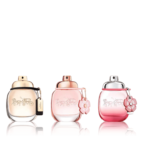 Coach (The Fragrance, Floral, Floral Blush) For Women Set Eau De Parfum 3X50ml