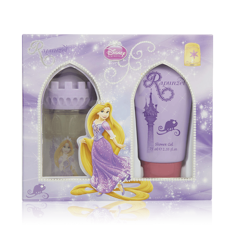 ديزني برنسيس رابانزل للنساء مجموعة أو دو تواليت 100مل + شاور جل 75مل