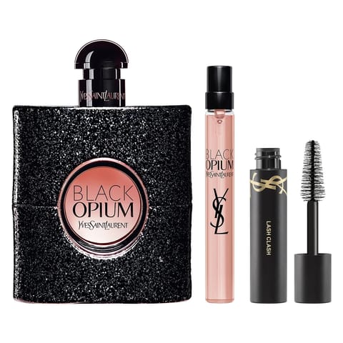 Yves Saint Laurent Black Opium For Women Set Eau De Parfum 90ml‚Eau De Parfum 10ml‚Mascara 2ml