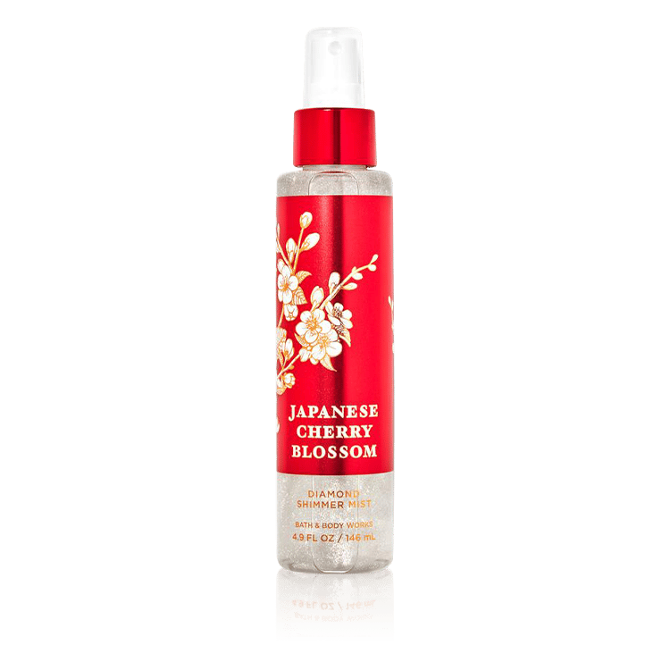 Bath & Body Works Japanese Cherry Blossom For Women Diamond Shimmer Mist 145ml