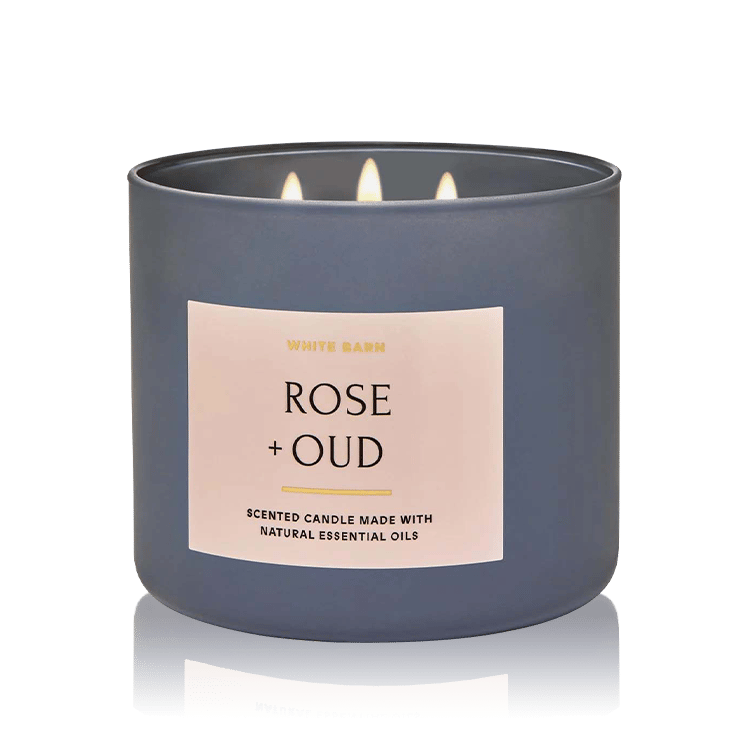 Bath & Body Works Rose & Oud Scented Candle 411 G