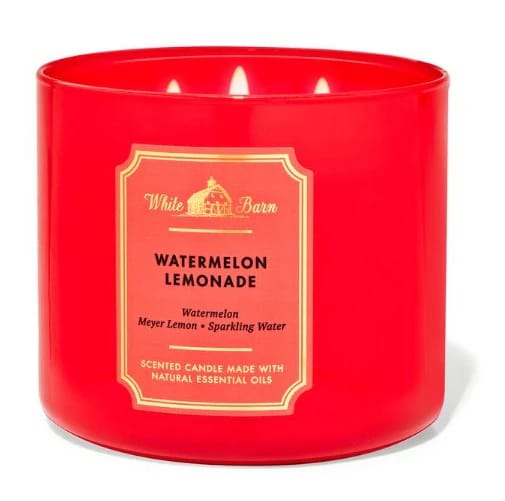 Bath & Body Works Watermelon Lemonade Scented Candle 411 G