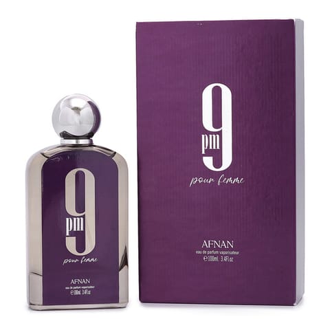 Afnan 9 Pm Pour Femme For Women Eau De Parfum 100ml
