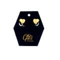 Glitz Earring - Heart Gold