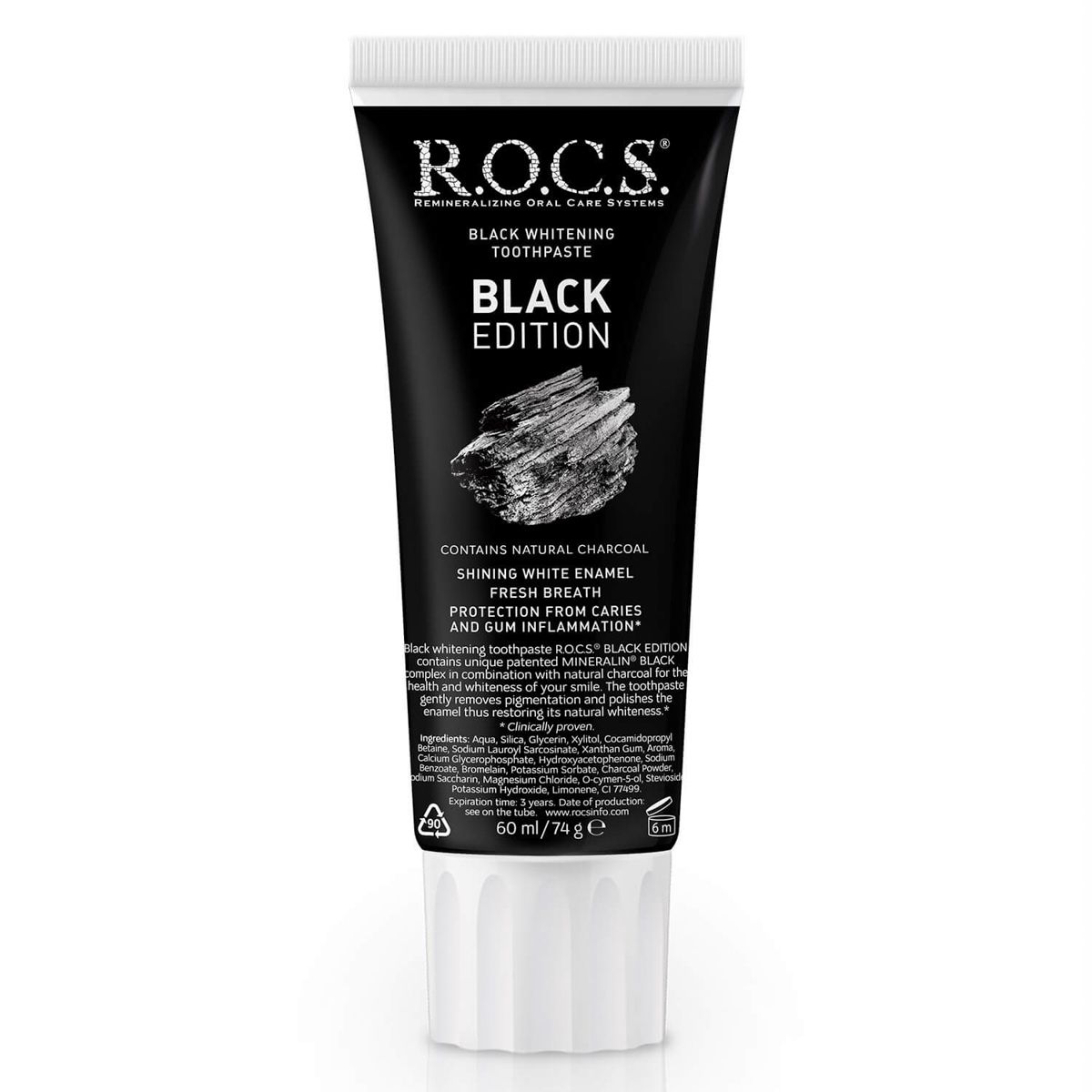 R.O.C.S BLACK WHITENING EDITION 60ml
