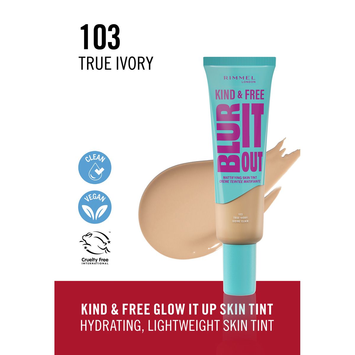 Rimmel K&F Blur It Out Foundation - 103