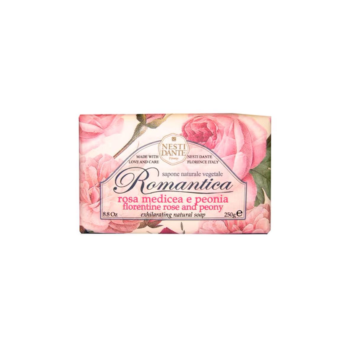 نيستي دانتي رومانتيكا صابون طبيعي فاخر فلورنتني روز اند بيوني