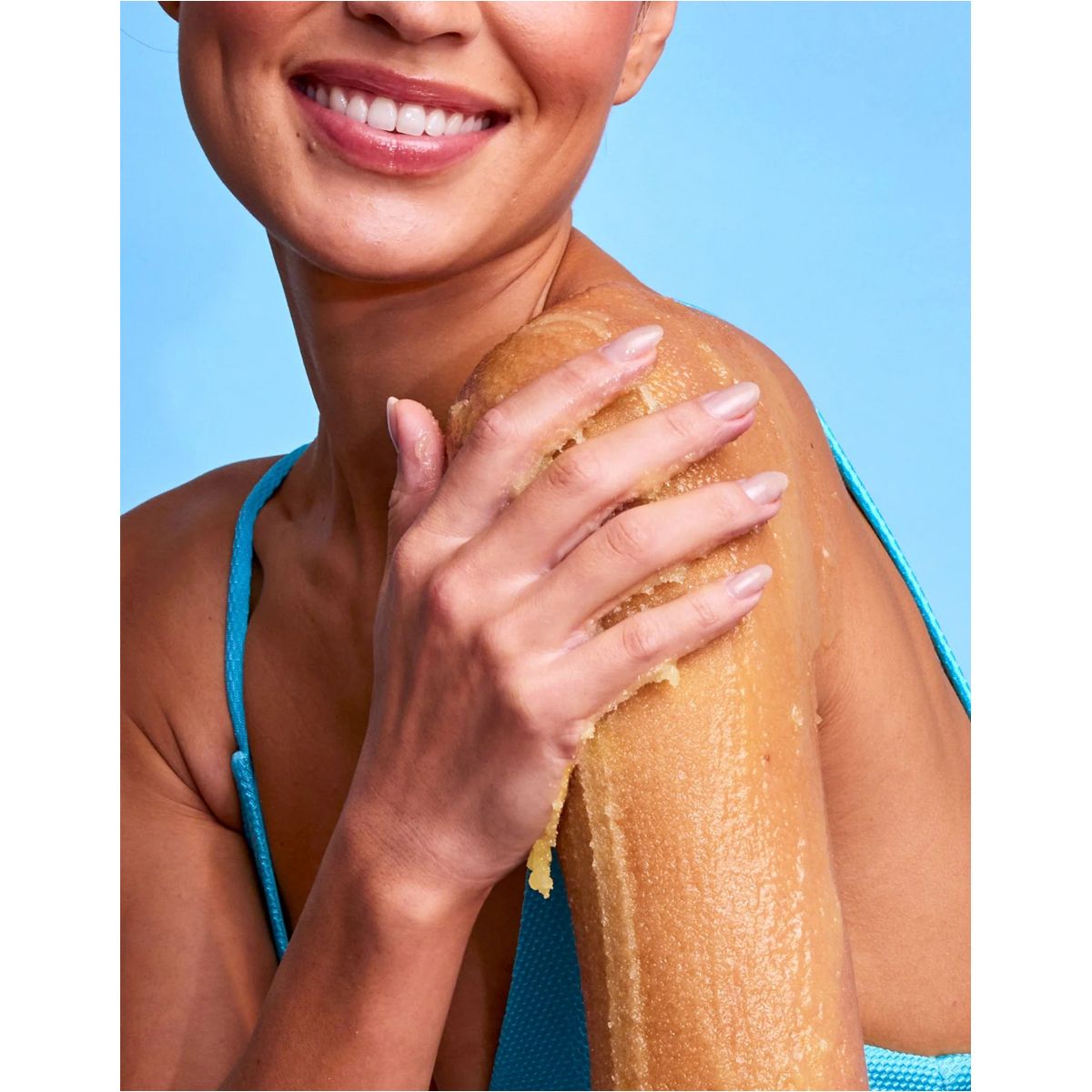 مقشر السكر بالشيا وزهرة الأقحوان