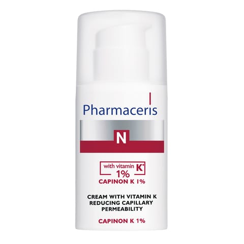 N Capinon K 1% Cream With Vit K Reducing Capillary Permeability 30ml
