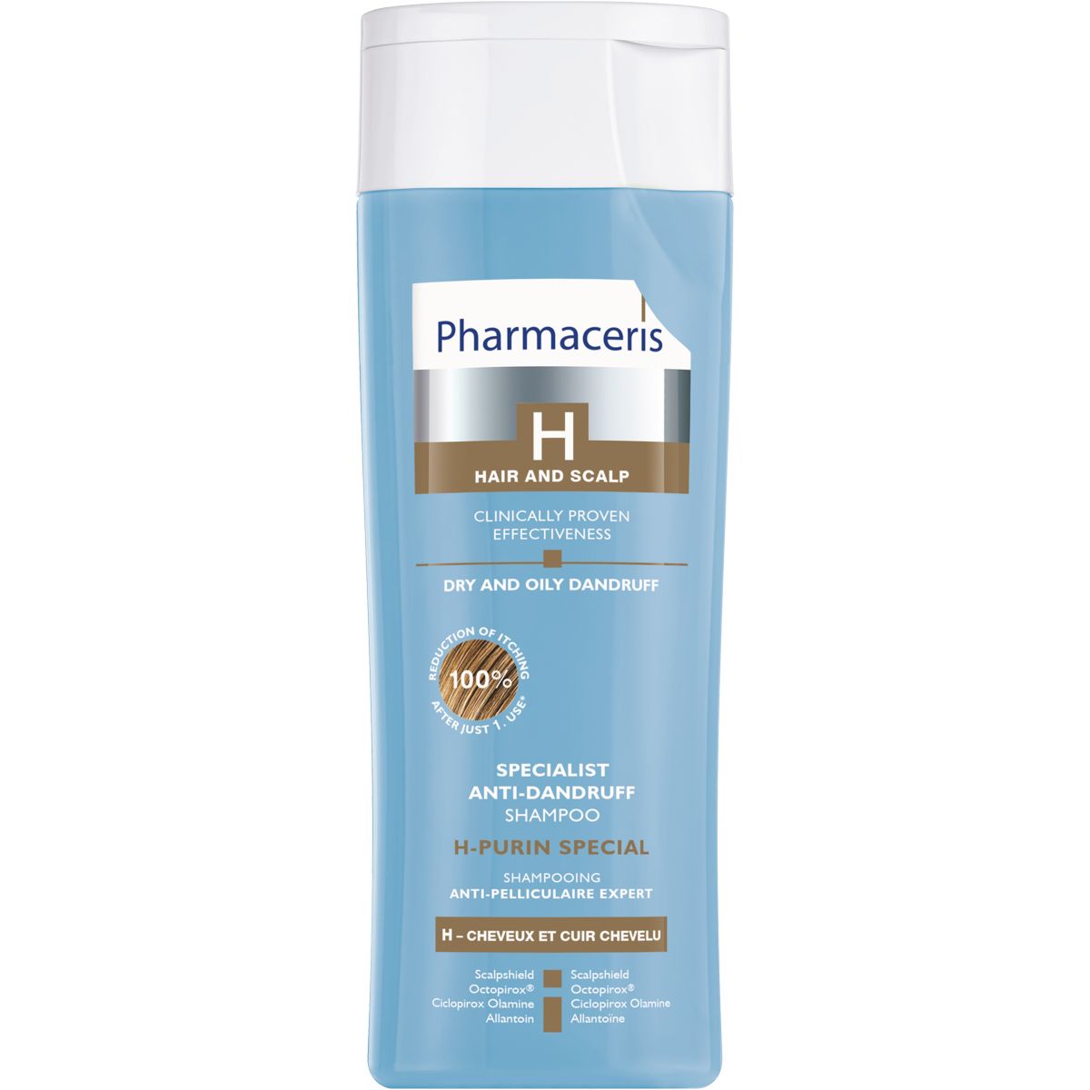 فارماسيرزشامبوالقشرة الجافة الدهنية