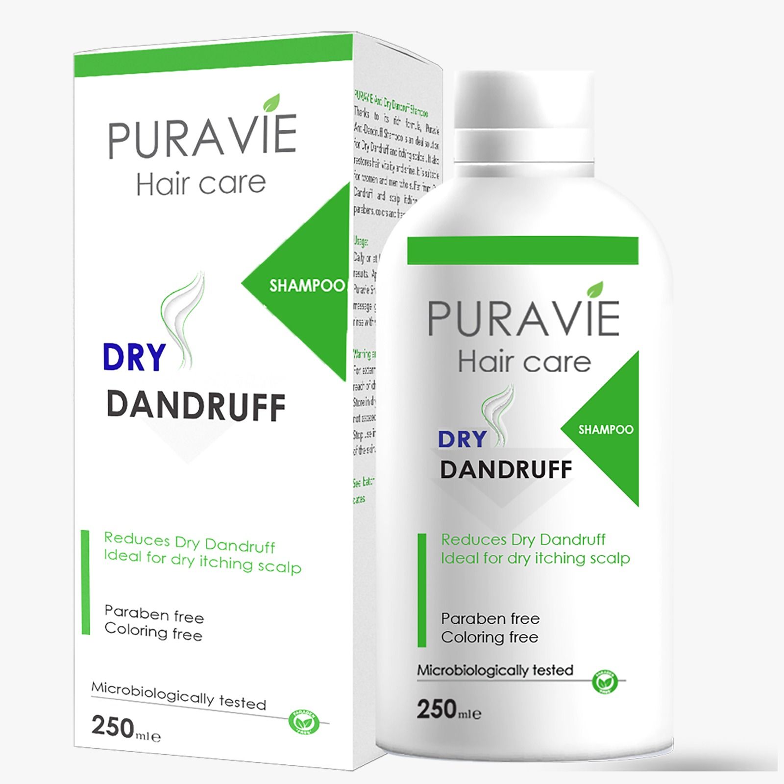 Puravie Shampoo Dry Dandruff 250 Ml Box