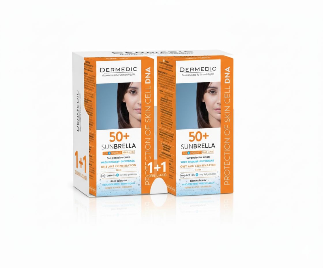 ديرميدك واقي شمس دهنية/مختلطة 1+1