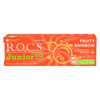 R.O.C.S Toothpaste Junior Fruity Rainbow For Children 6-12 Years