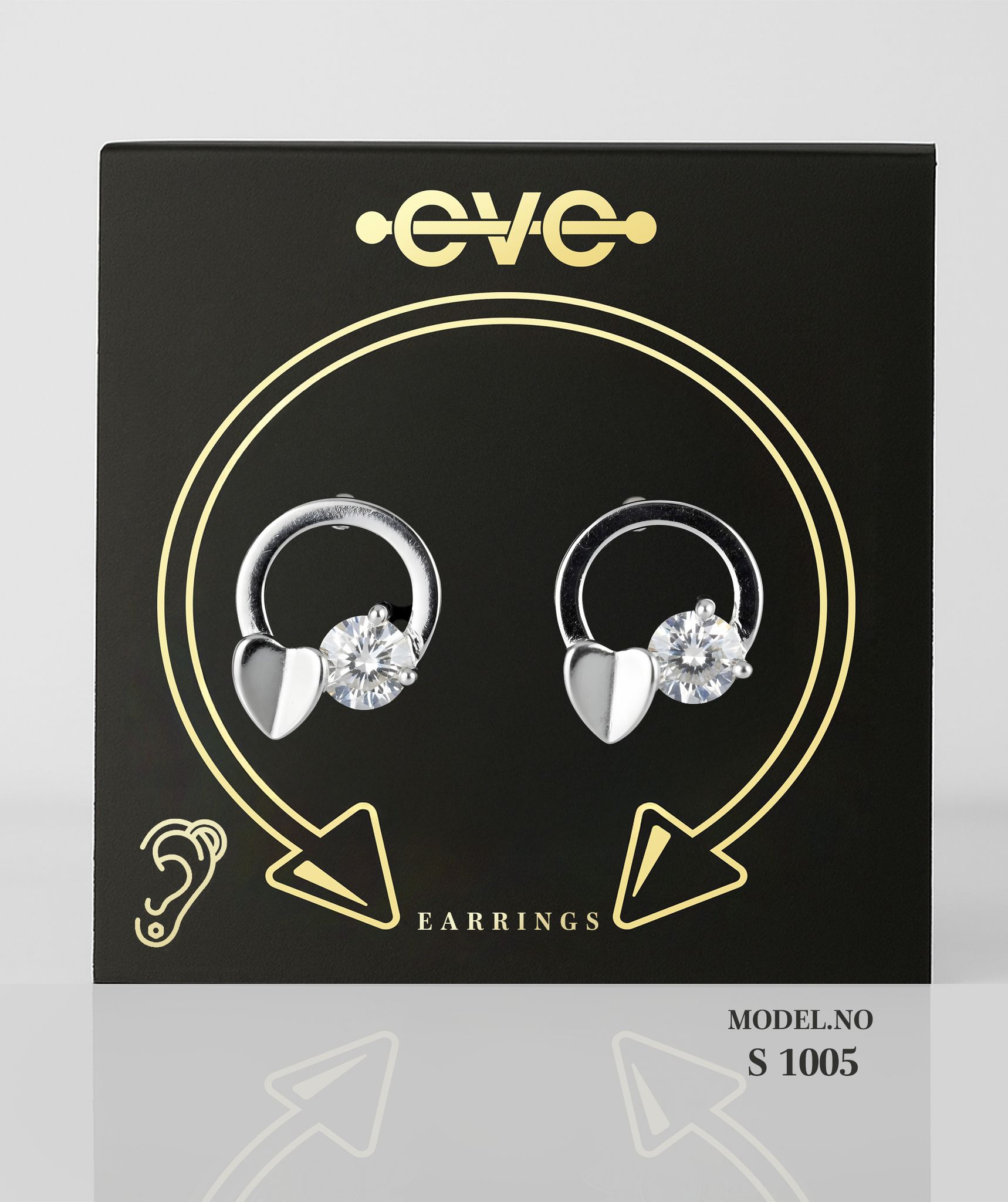 EVE Earrings Silver - S 1005 Ear Ring