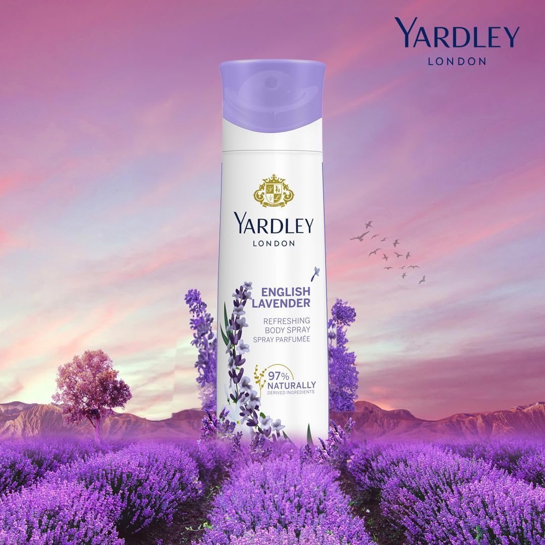 YARDLEY  ENGLISH LAVENDER BODY SPRAY  150ml