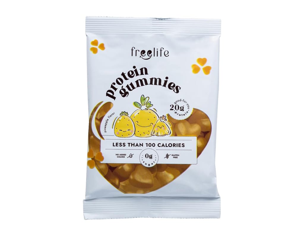Freelife Protein Gummies Pineapple 32G