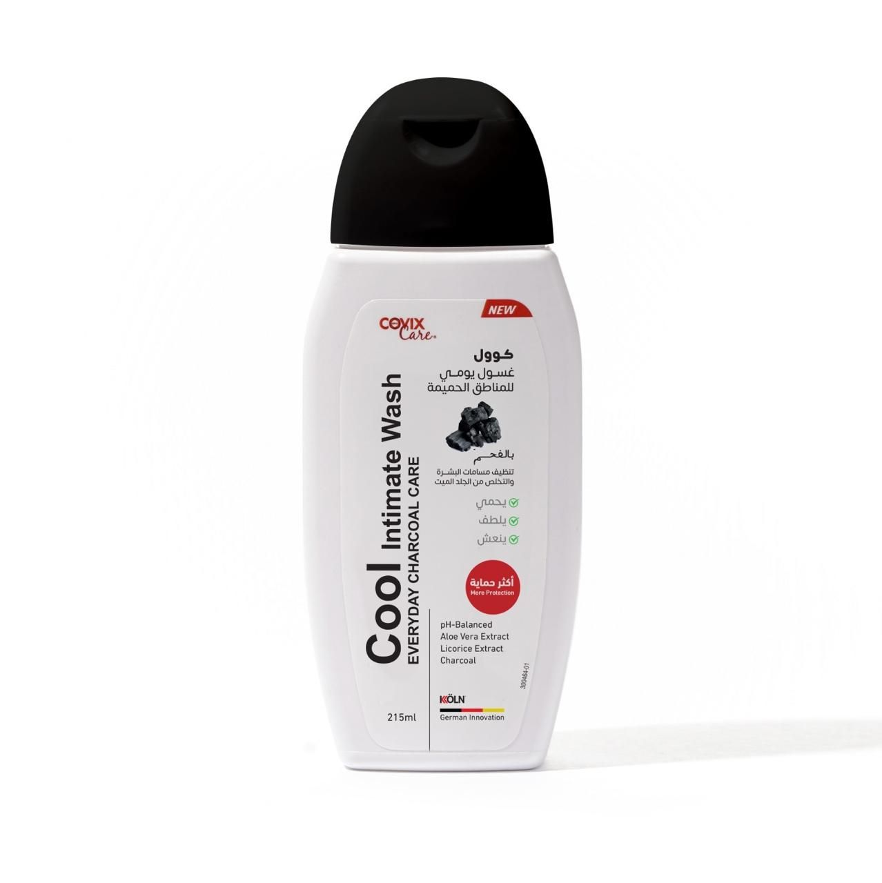 Covix Cool Intimate Wash Charcoal 215Ml