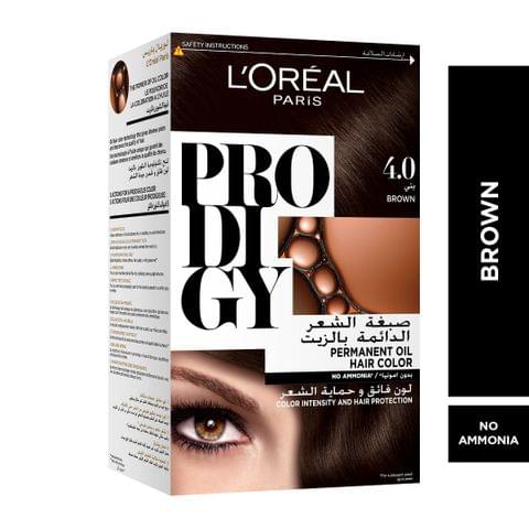 Olia, 4.0 Dark Brown, No Ammonia Permanent Haircolor, with 60% Oils