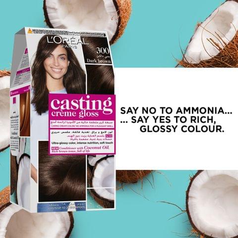 Olia, 4.0 Dark Brown, No Ammonia Permanent Haircolor, with 60% Oils