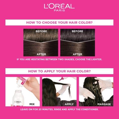 Olia, 4.0 Dark Brown, No Ammonia Permanent Haircolor, with 60% Oils